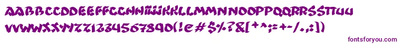 Ninjastrike Font – Purple Fonts