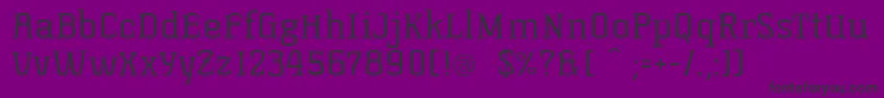 KorneuburgSlabLight Font – Black Fonts on Purple Background