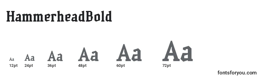 HammerheadBold Font Sizes