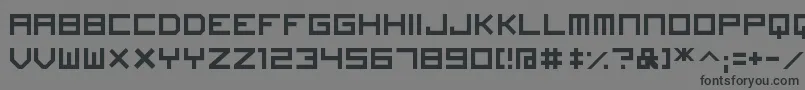 Шрифт ImagineFont – чёрные шрифты на сером фоне