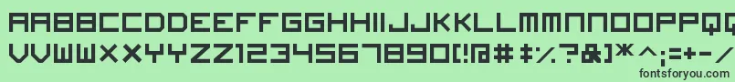 ImagineFont-Schriftart – Schwarze Schriften auf grünem Hintergrund
