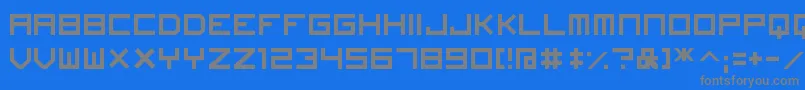 ImagineFont Font – Gray Fonts on Blue Background