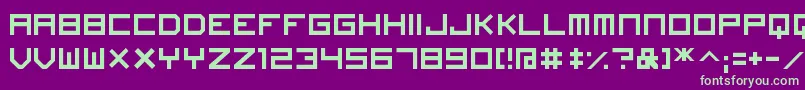 ImagineFont Font – Green Fonts on Purple Background