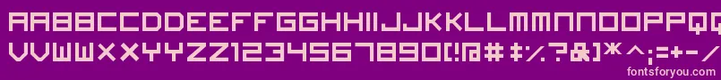 ImagineFont-Schriftart – Rosa Schriften auf violettem Hintergrund