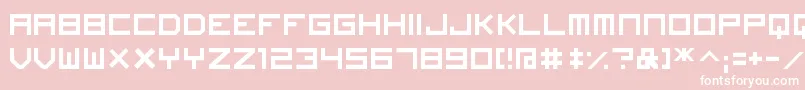 ImagineFont Font – White Fonts on Pink Background