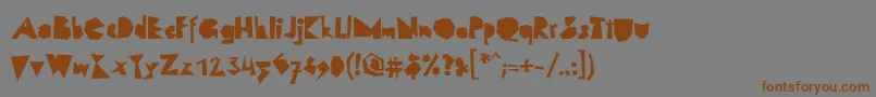 Подробнее о шрифте LinotypescrapBlack Шрифт LinotypescrapBlack – коричневые шрифты на сером фоне