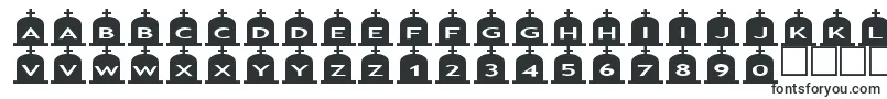 Asgravestones3-fontti – erittäin leveät fontit