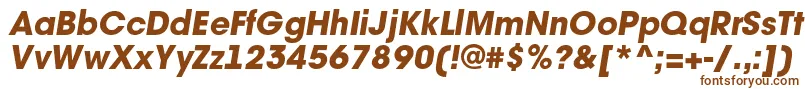 AAvantetckHeavyitalic Font – Brown Fonts