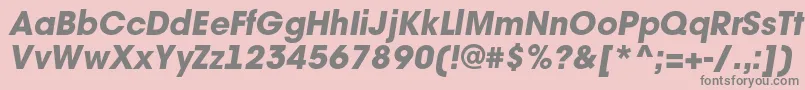 More about AAvantetckHeavyitalic Font AAvantetckHeavyitalic Font – Gray Fonts on Pink Background