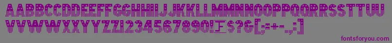 Starstrp Font – Purple Fonts on Gray Background