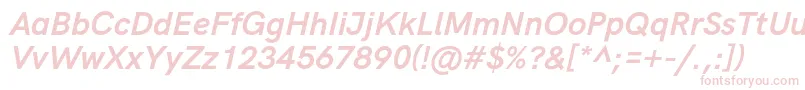 HkgroteskBolditalic Font – Pink Fonts