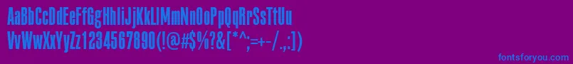PffusionsansproLightフォントについての詳細 フォントPffusionsansproLight – 紫色の背景に青い文字