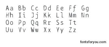 Обзор шрифта Bptypewritedamaged