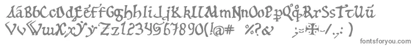 フォント12th – 灰色のフォント