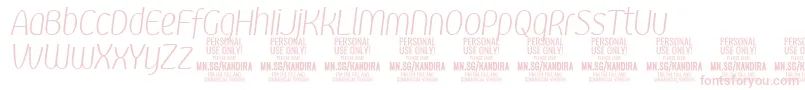 KandiraXligitPersonalUse Font – Pink Fonts