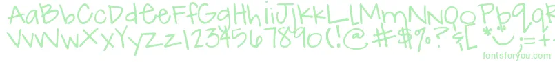 DjbHowCuteAmI Font – Green Fonts