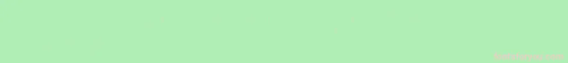 フォントClowningaround – 緑の背景にピンクのフォント