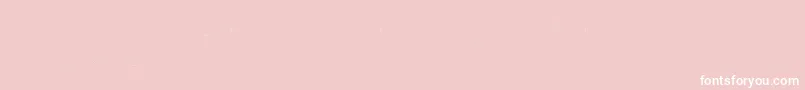 Czcionka Clowningaround – białe czcionki na różowym tle
