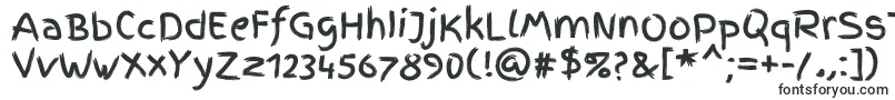 Шрифт FingerpaintRegular – шрифты для логотипов
