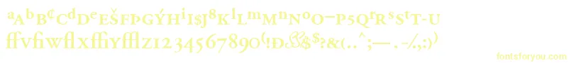 GaramondprosskSemibold Font – Yellow Fonts