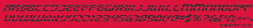 More about StarfighterItalic Font StarfighterItalic Font – Black Fonts on Red Background