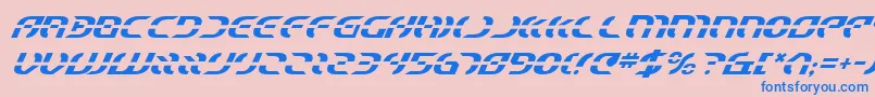 En savoir plus sur la police StarfighterItalic Police StarfighterItalic – polices bleues sur fond rose