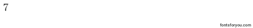 CenturystdBook Font – Fonts for Digit 7