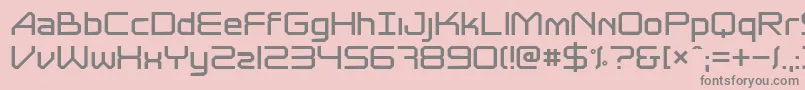 Astrolyte Font – Gray Fonts on Pink Background