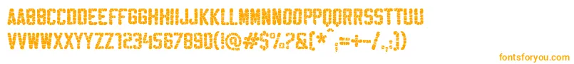 SablonHyperWashed-Schriftart – Orangefarbene Schriften