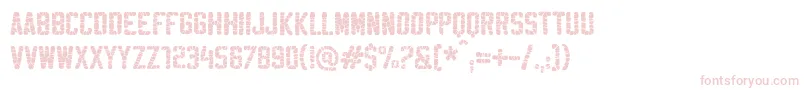 SablonHyperWashed-Schriftart – Rosa Schriften auf weißem Hintergrund