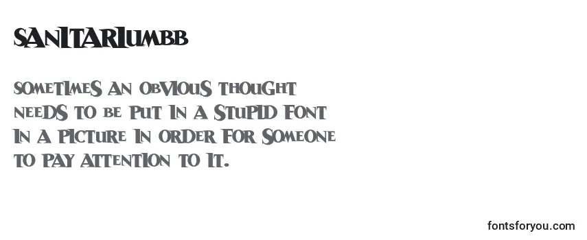 Review of the Sanitariumbb (113221) Font