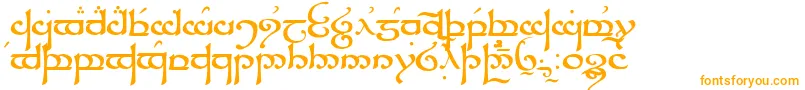 fuente TengwarSindarin – Fuentes Naranjas