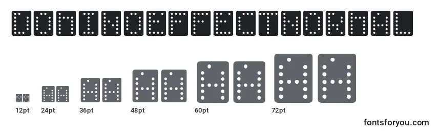 Dominoeffectnormal Font Sizes