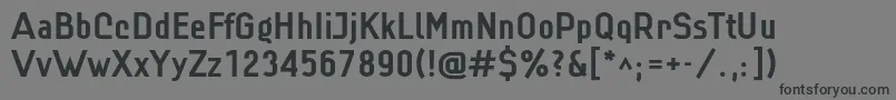 Шрифт Linbld – чёрные шрифты на сером фоне