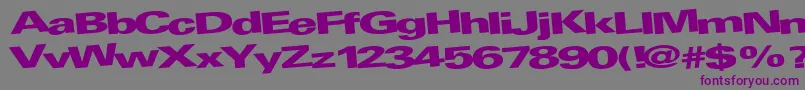 AtRegularTtnorm Font – Purple Fonts on Gray Background