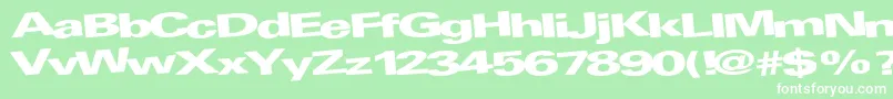 AtRegularTtnorm Font – White Fonts on Green Background