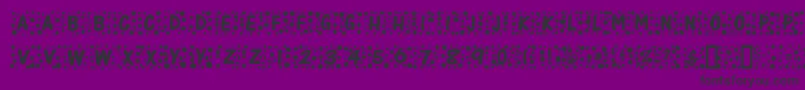 Whimzee Font – Black Fonts on Purple Background