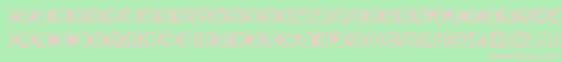 Whimzee Font – Pink Fonts on Green Background