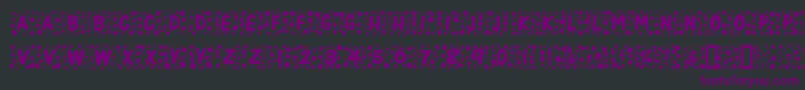 Whimzee Font – Purple Fonts on Black Background