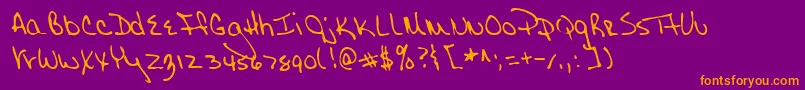 More about Lehn148 Font Lehn148 Font – Orange Fonts on Purple Background