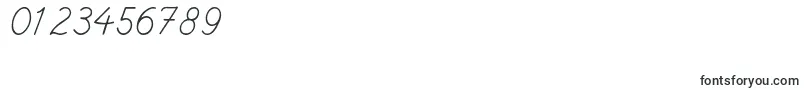 Czcionka HandWritingMutlu – czcionki dla cyfr i liczb