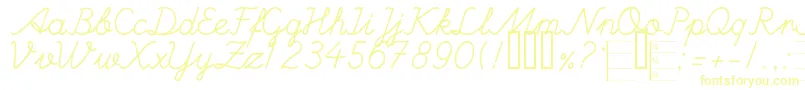 HandWritingMutlu Font – Yellow Fonts