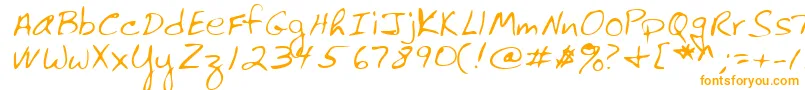 Шрифт Lehn061 – оранжевые шрифты