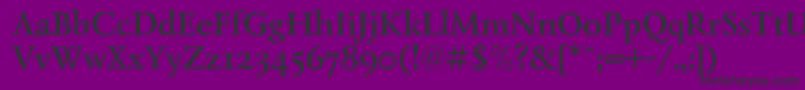 LazurantiqdisplaycBold Font – Black Fonts on Purple Background