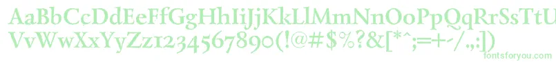 LazurantiqdisplaycBold-fontti – vihreät fontit