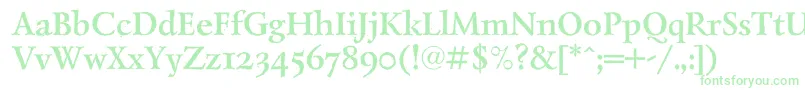 LazurantiqdisplaycBold Font – Green Fonts on White Background