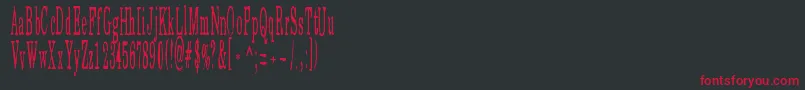 Eat ffy Font – Red Fonts on Black Background
