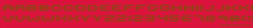 En savoir plus sur la police Serious R4b Police Serious R4b – polices brunes sur fond rouge