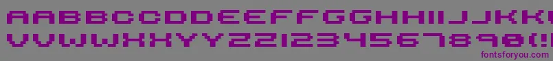 Serious R4b-fontti – violetit fontit harmaalla taustalla
