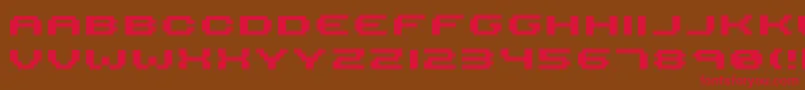 Serious R4b Font – Red Fonts on Brown Background